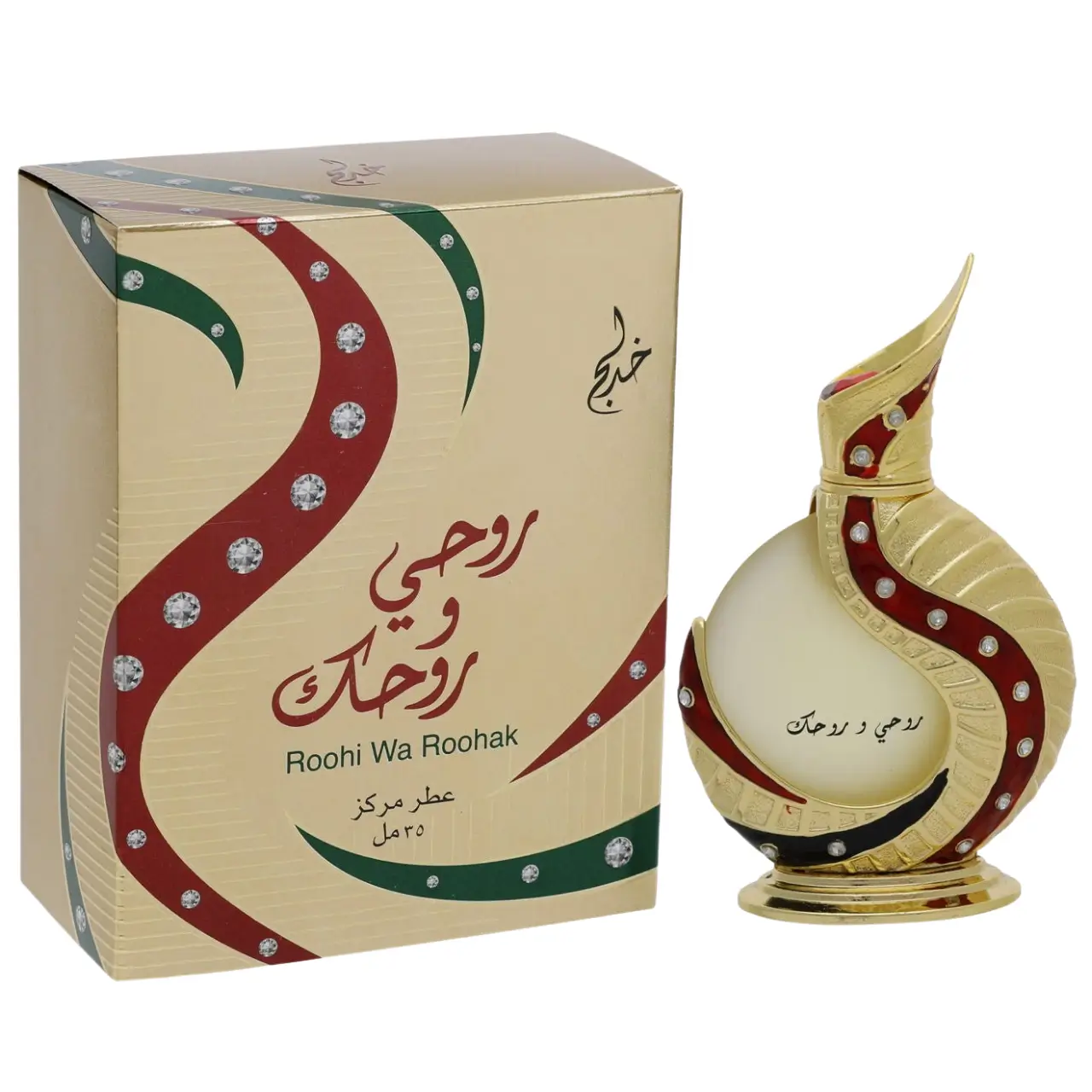 Khadlaj Roohi Wa Roohak Gold парфюмно масло 20 ml 2 Khadlaj Roohi Wa Roohak Gold парфюмно масло 20 ml – снимка 2