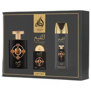 Lattafa Al Qiam Gold подаръчен комплект 3 в 1